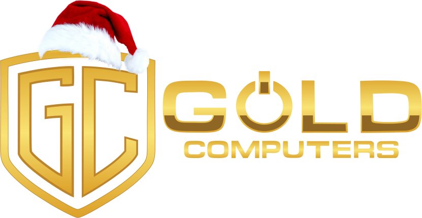 Gold Computer Logo New Year