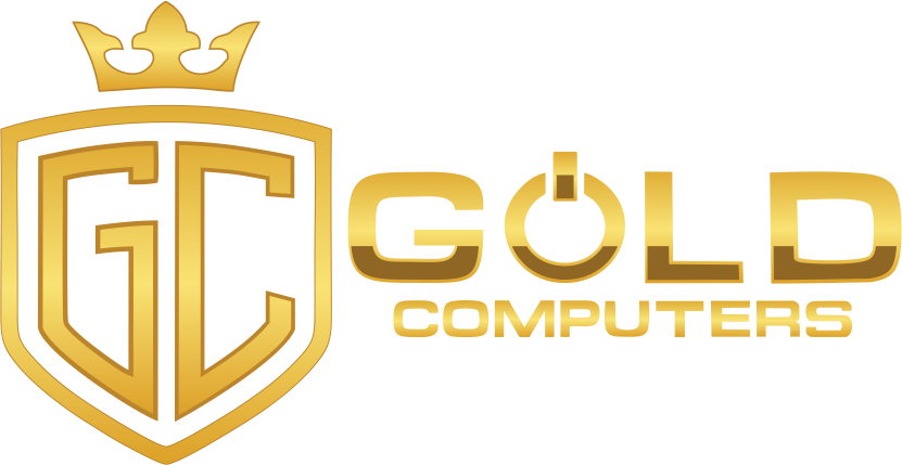 Gold Computer Logo