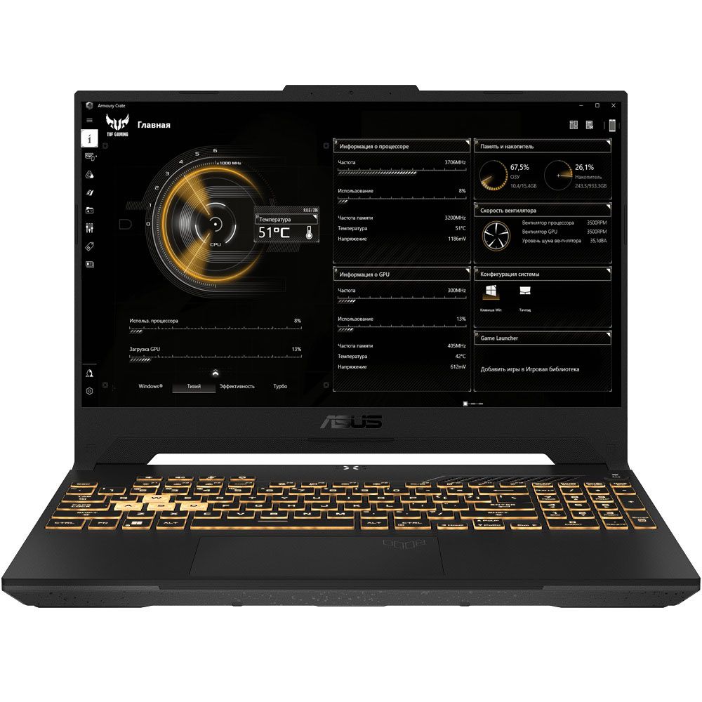 Asus TUF Gaming A17 FA707RM-HX031 (Процессор AMD Ryzen™ 7 6800H)  90NR9072-M001N0 | Gold Computers