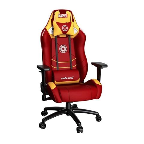 Игровое кресло Anda Seat Iron Man Edition Marvel Collaboration Series Maroon/Golden