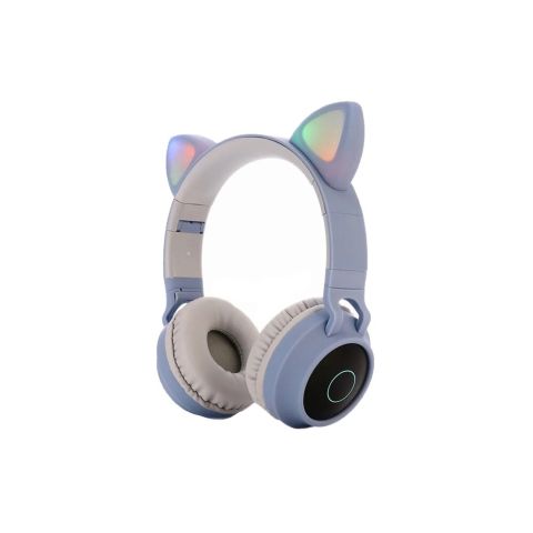 Наушники Cat Ear BT028C/Голубой