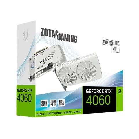 ZOTAC GAMING GeForce RTX 4060 8GB Twin Edge OC White Edition