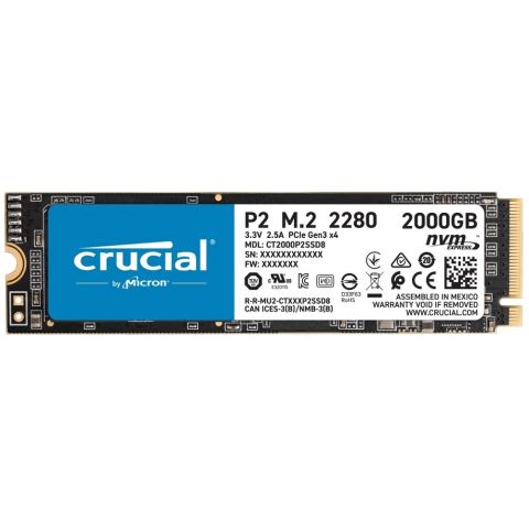 SSD Crucial P2 2TB