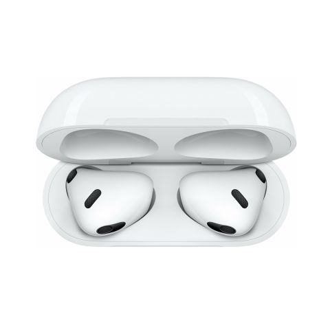 НАУШНИКИ APPLE AIRPODS 3 A2565 С ЗАРЯДНЫМ ЧЕХОЛОМ БЕЛЫЕ