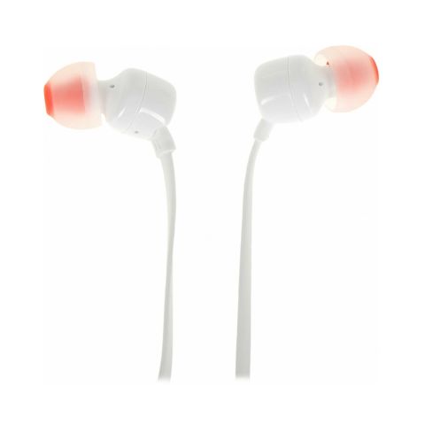 НАУШНИКИ JBL TUNE 110 SILICON IN-EAR БЕЛЫЕ