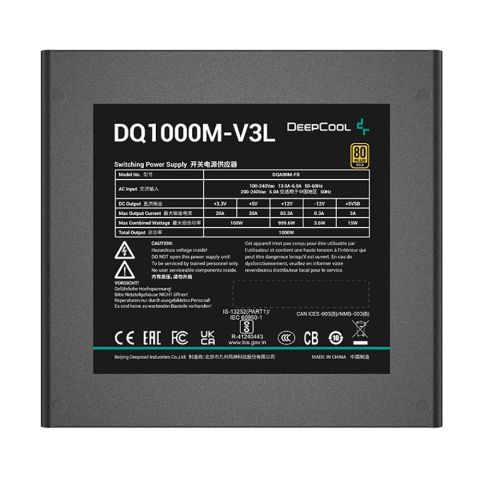 DeepCool DQ1000M-V3L 1000W 80+ Gold Full Modular